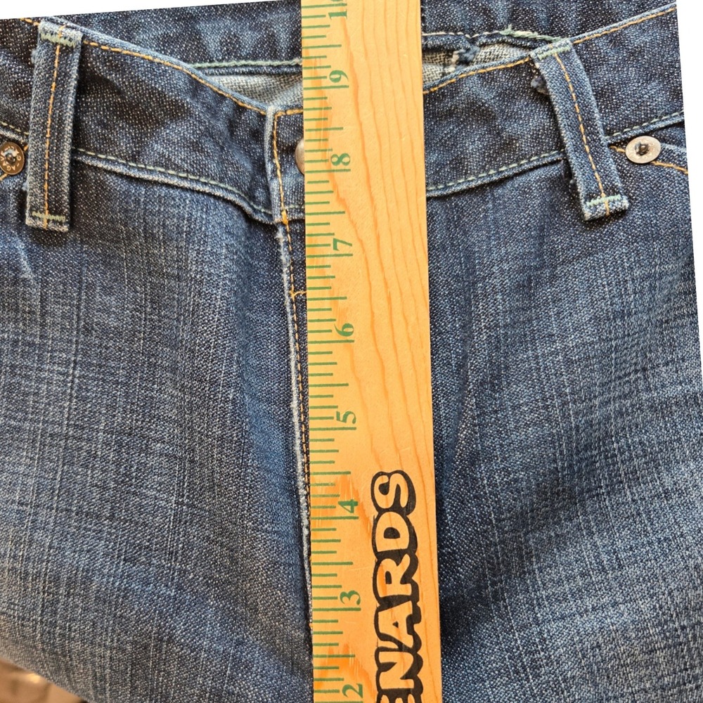 Agave La Mariposa Blue Moon Wash Classic Straight Leg Womens 31 Denim Jeans - Picture 6 of 9